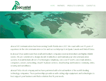 Tablet Screenshot of abacustel.net